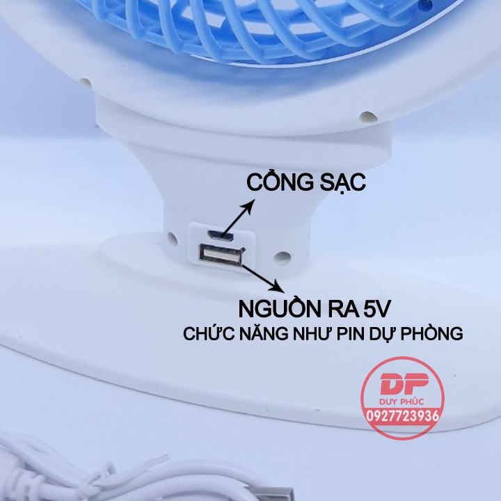 QUẠT TÍCH ĐIỆN MINI CHẠY SIÊU ÊM JR5566