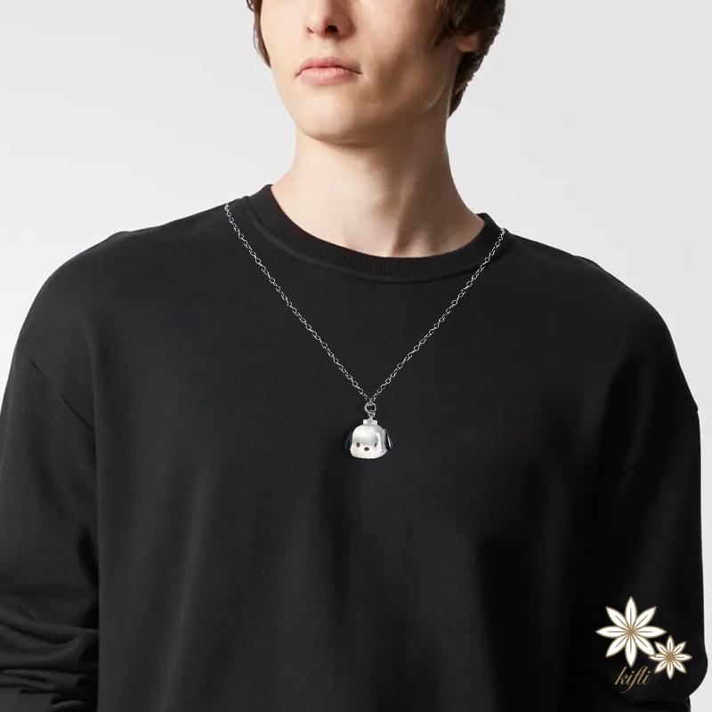 Sanrio Vòng cổ Cặp Đôi Mặt Hình Kuromi Melody Đáng Yêu