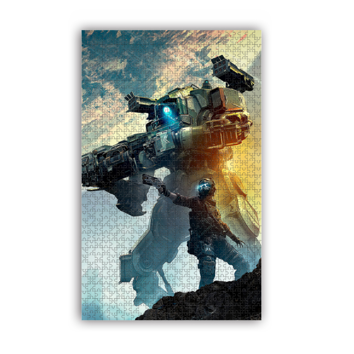 Bộ 300 / 500 / 1000 miếng xếp hình game titanfall độc đáo