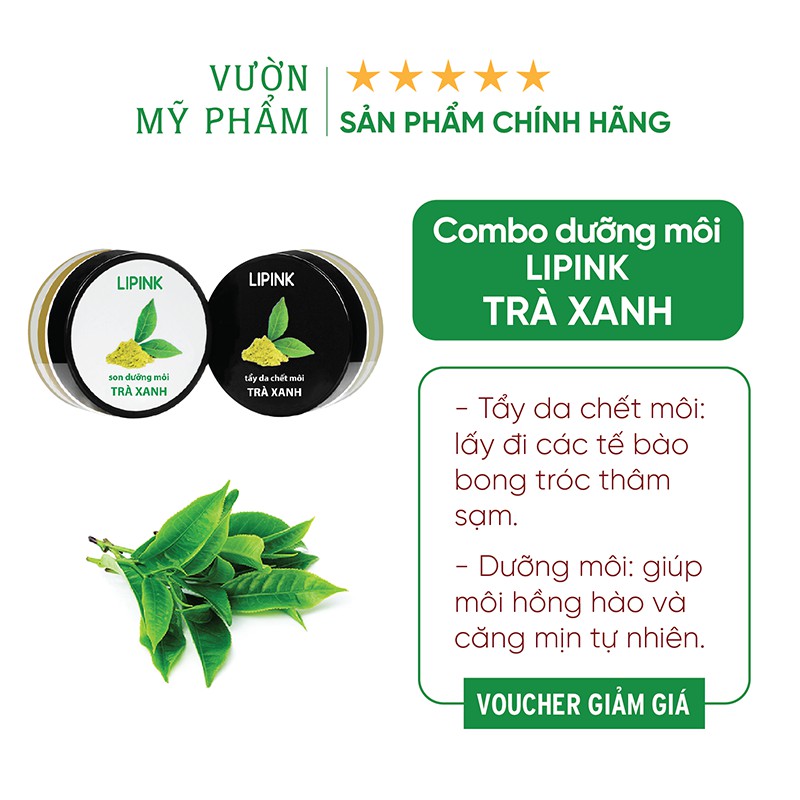 Son dưỡng môi combo LIPINK -  Son dưỡng môi mềm mịn, Tẩy da chết môi nhẹ nhàng | BigBuy360 - bigbuy360.vn