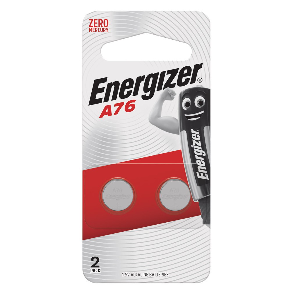 PIN A76 (BP2/LR44) ENERGIZER ALKALINE (PIN Kiềm) 1.5V Chính Hãng - Công Suất Lớn - Vỉ 2 viên