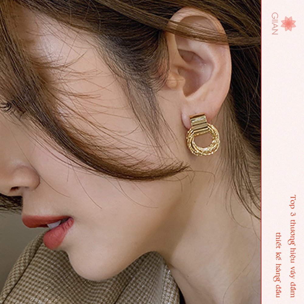 Cặp Bông Tai Khoen Tròn dành cho nữ - GIIAN - PK-BT-02