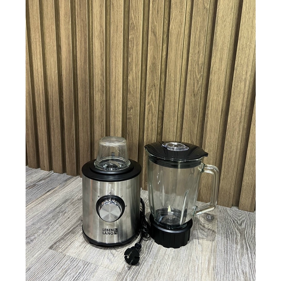 Máy xay sinh tố Lebenlang LBM6028 công suất 800W, 2 cối xay tích hợp bình chứa 1,5L