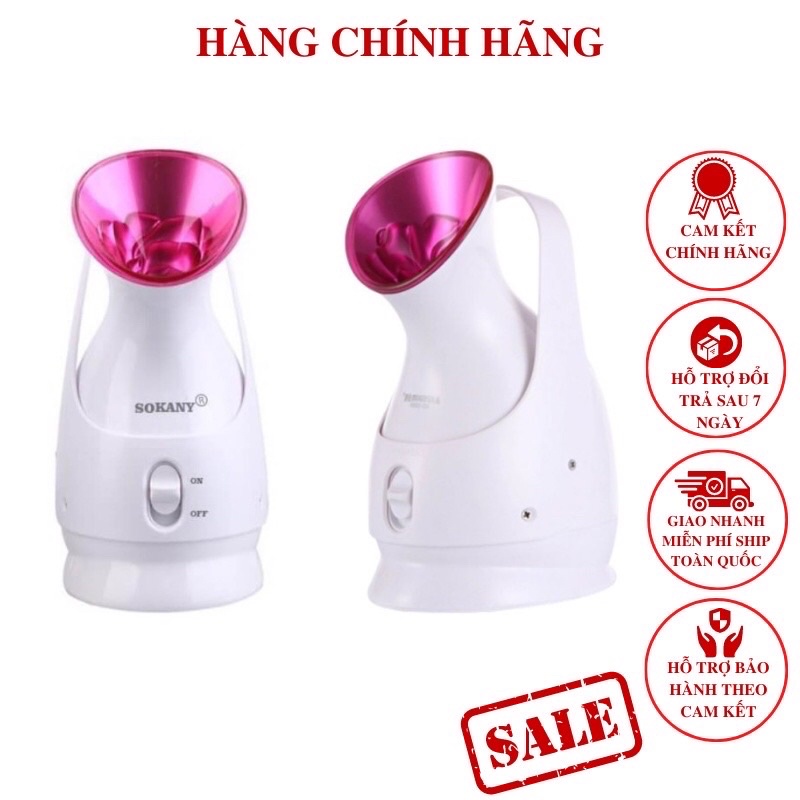 Máy Xông Mặt SOKANY cầm tay mini cao cấp Xông Hơi nóng toả đều công suất 280W hàng chính hãng.