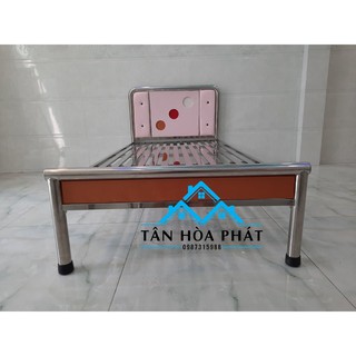 Giường ngủ inox tròn cao cấp nhiều kích thước từ 1m đến 1m8x2m Mẫu 01 - Nội Thất Tân Hòa Phát