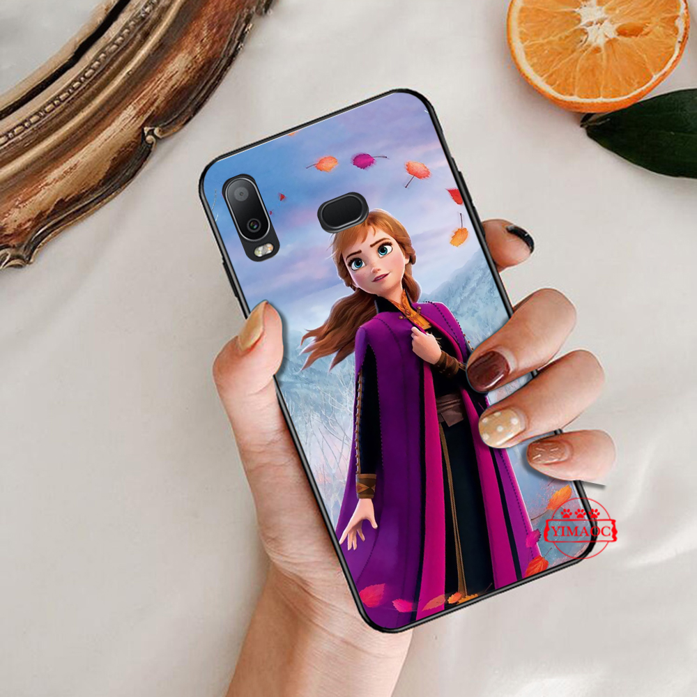 Ốp điện thoại mềm hình công chúa băng giá Anna cho SAMSUNG S7 EDGE S8 S9 S10 PLUS PLUS S10E 6A