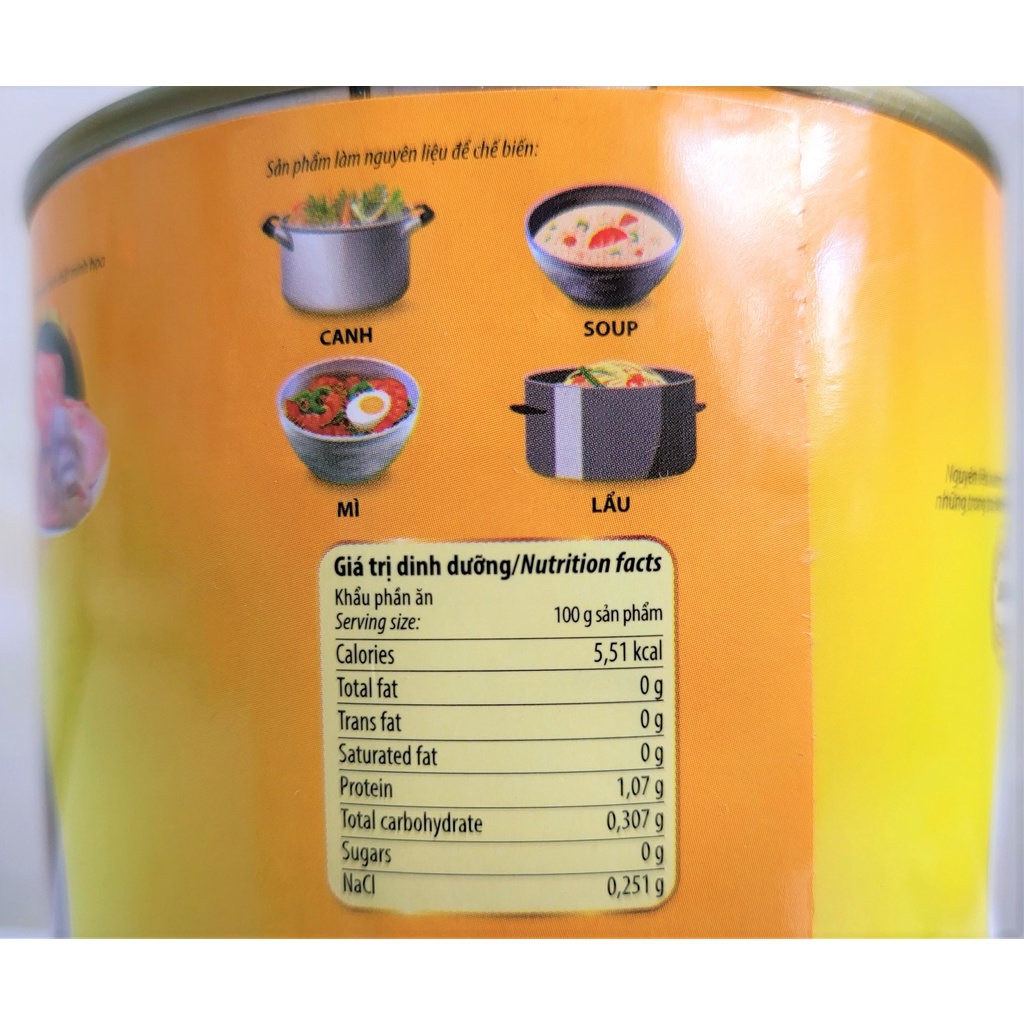 [Hộp 820ml] NƯỚC XƯƠNG HẦM THỊT HEO [VN] VISSAN Pork Bone Broth (vvk-hk)