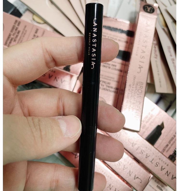 [CÓ BILL US] [Minisize] Chì kẻ mày đầu vát Anastasia Beverly Hills Brow Definer Màu Ebony - Dark Brown - Medium Brown