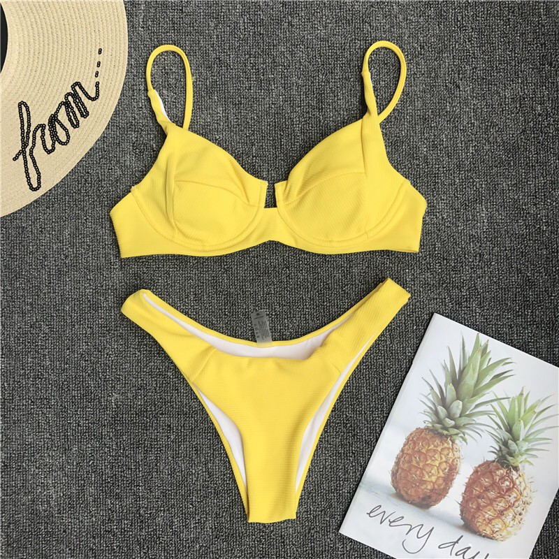 [NHIỀU MÀU] Bikini Set Chất Thun Tăm Có Gọng Tôn Dáng | BigBuy360 - bigbuy360.vn