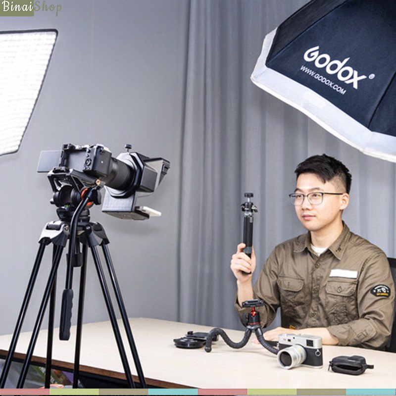 Ulanzi Teleprompter PT-15 - Máy Nhắc Chữ Mini Dùng Cho Điện Thoại, Máy Ảnh, Máy Quay