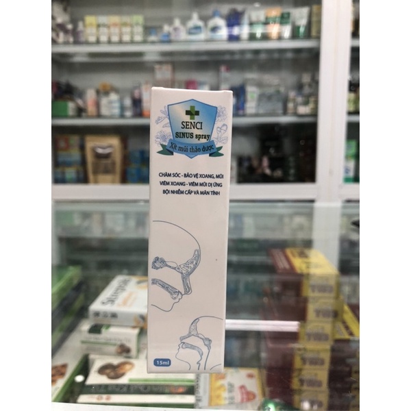 Xịt mũi Senci sinus spray hỗ trợ viên mũi dị ứng,viêm xoang