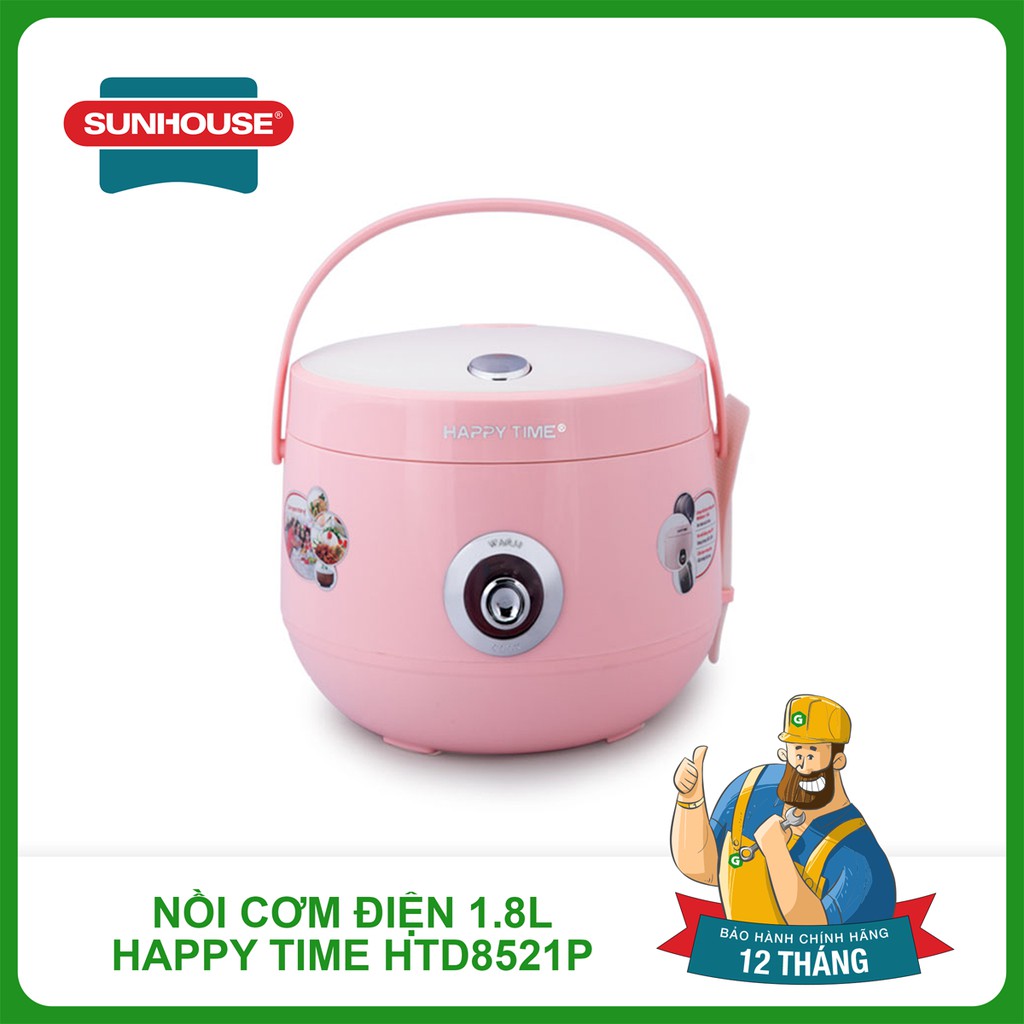 Nồi cơm điện HAPPY TIME HTD8521P 1,8l Hiện Đại