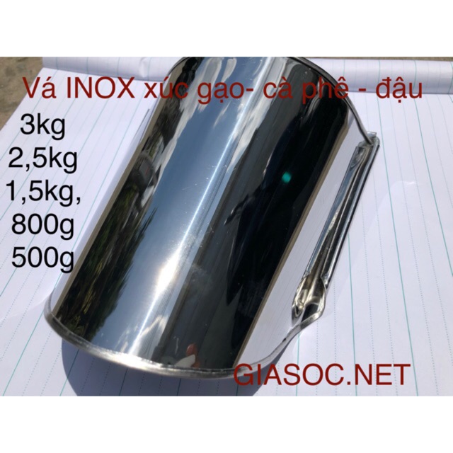 DỤNG CỤ XẺNG VÁ INOX XÚC GẠO/NHỰA/CÀ PHÊ/ĐIỀU/ĐẬU/ĐÁ/CÁM/BỘT