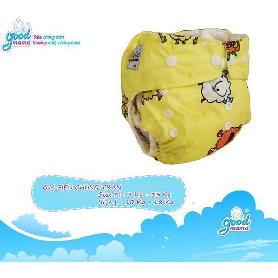 Bỉm Vải Goodmama Cho Bé Sz (3-18kg)