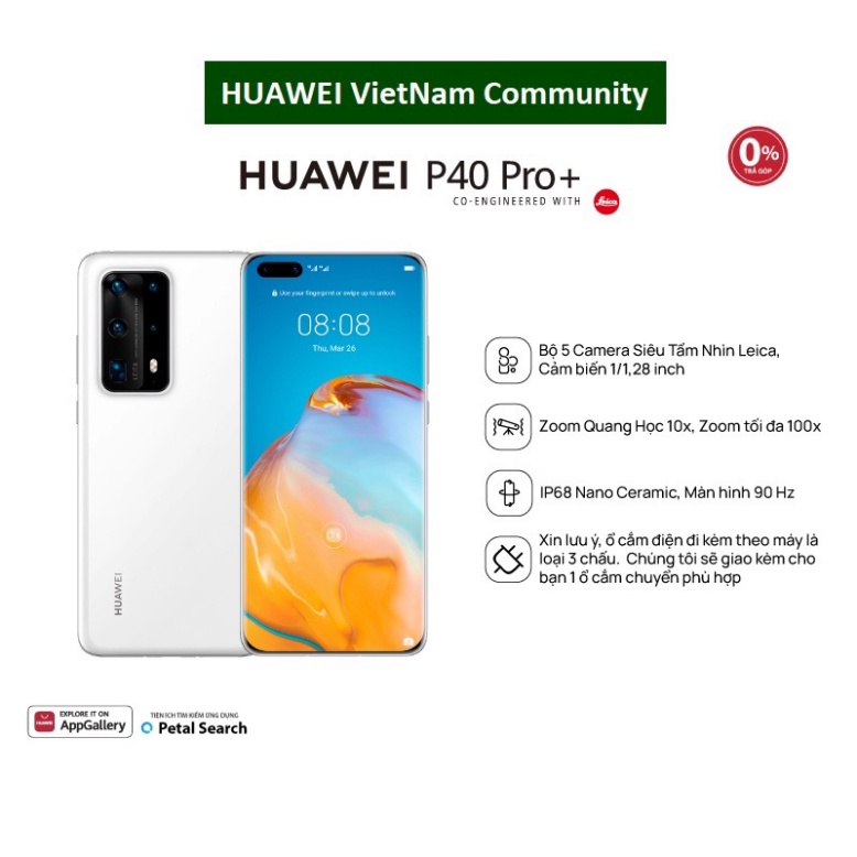 Điện thoại Huawei P40 Pro Plus 8G|512G 5G HV Flagship Store