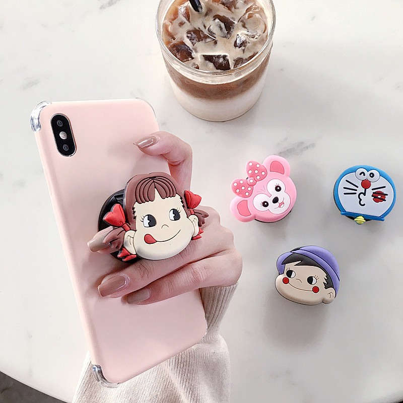 [Được chọn mẫu] Giá Đỡ Chống Lưng Iphone Điện thoại hoạt hình dễ thương