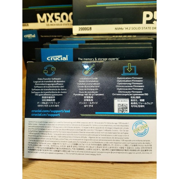 Ổ cứng SSD Crucial MX500 500GB / 1TB 2.5inch SATA3 - bảo hành 5 năm | BigBuy360 - bigbuy360.vn