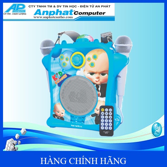 Loa hát Karaoke cho trẻ Soundmax KIDS màu xanh/hồng - Hàng chính hãng - Bảo hành 1 năm