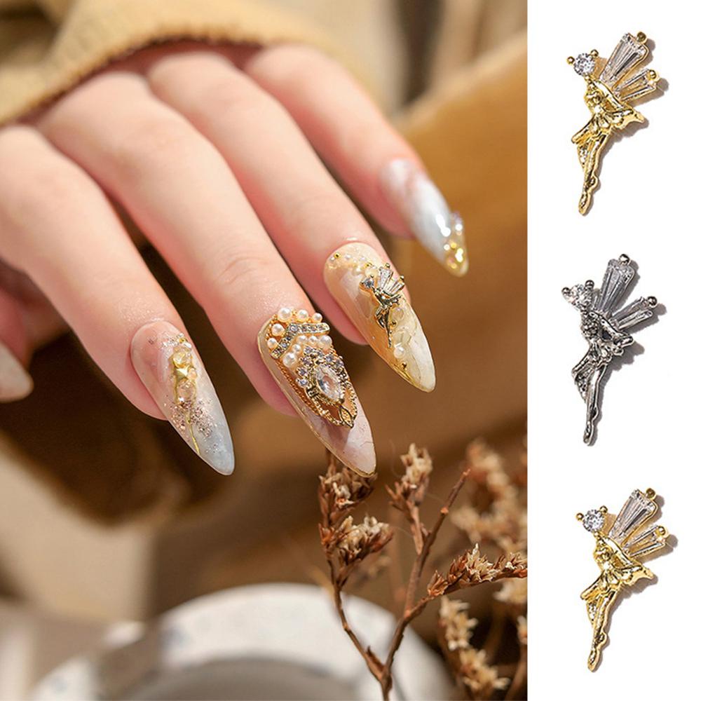 MOCHO Đá Đính Móng Tay 3D Hình Gấu Dễ Thương