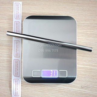 Set 3 Ống Hút Inox Kèm Cọ Rửa và Hộp (Nhiều màu, Ảnh thật)