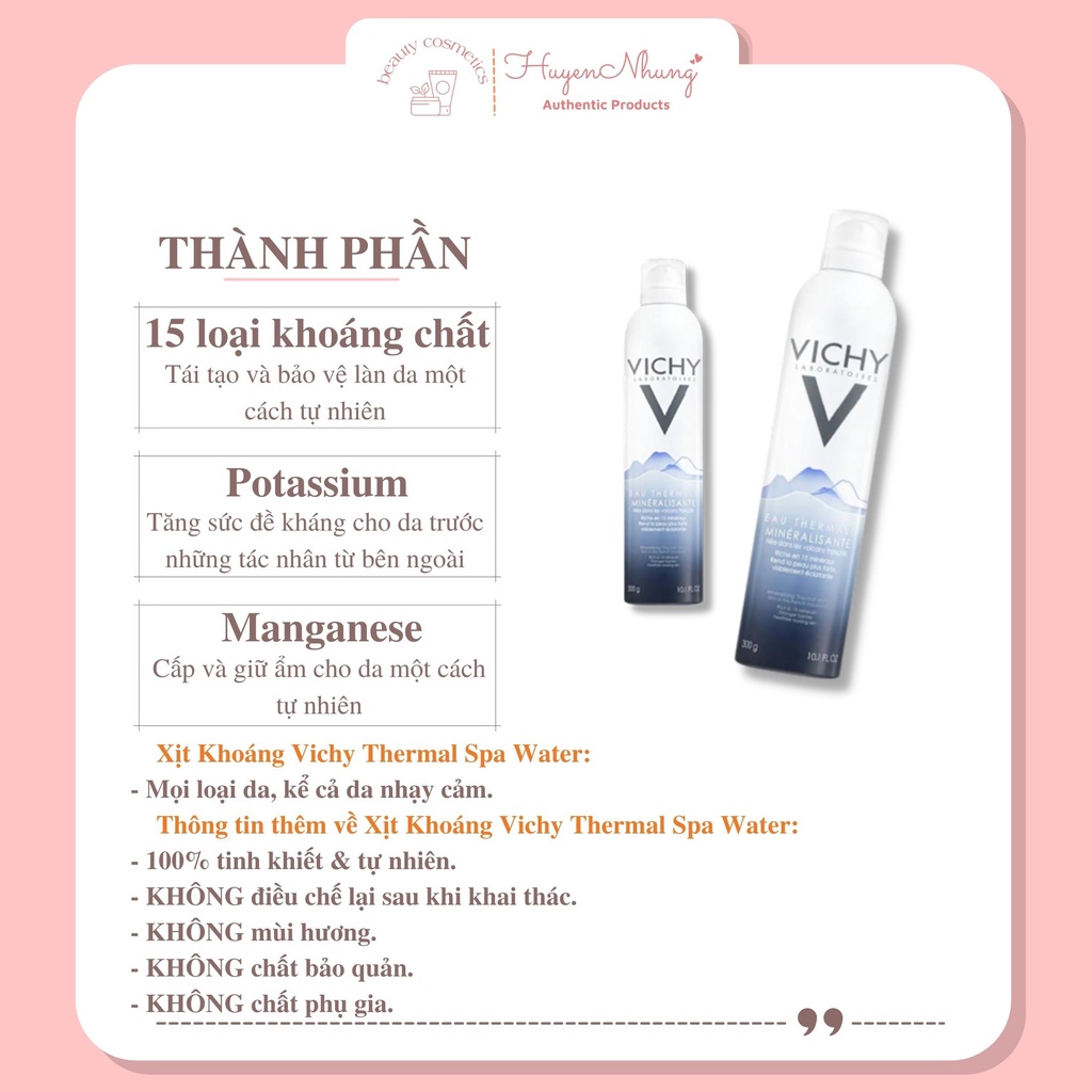 Xịt Khoáng Vichy Thermal Spa Water | WebRaoVat - webraovat.net.vn