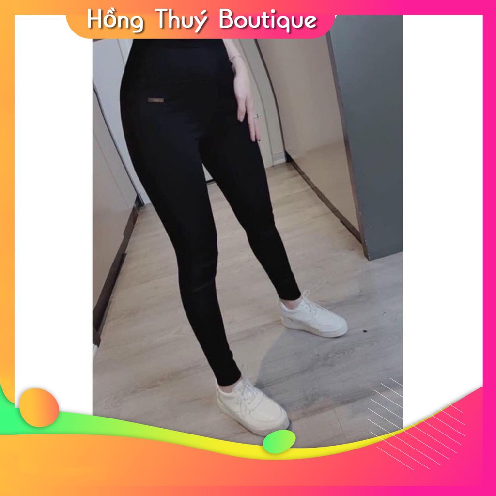 Quần Legging Cạp Cao Gen Bụng Co Dãn 4 Chiều (chanel) - Kèm Hộp Siêu Đẹp [Thuý Boutique]