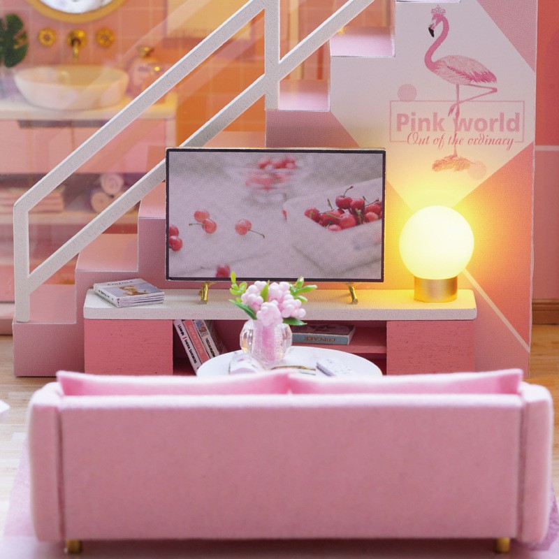 Đồ chơi Nhà búp bê DIY - Meet Little Beautiful - Tặng kèm bộ dụng cụ