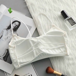 Áo bra thun đan dây sợi lưng
