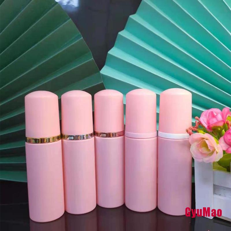 1 Bình Đựng Xà Phòng Dạng Lỏng 60Ml Tạo Bọt Màu Hồng Sáng