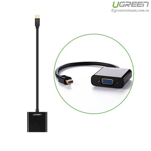 Cáp chuyển Mini Displayport to VGA Ugreen 10459 - Hàng Chính Hãng