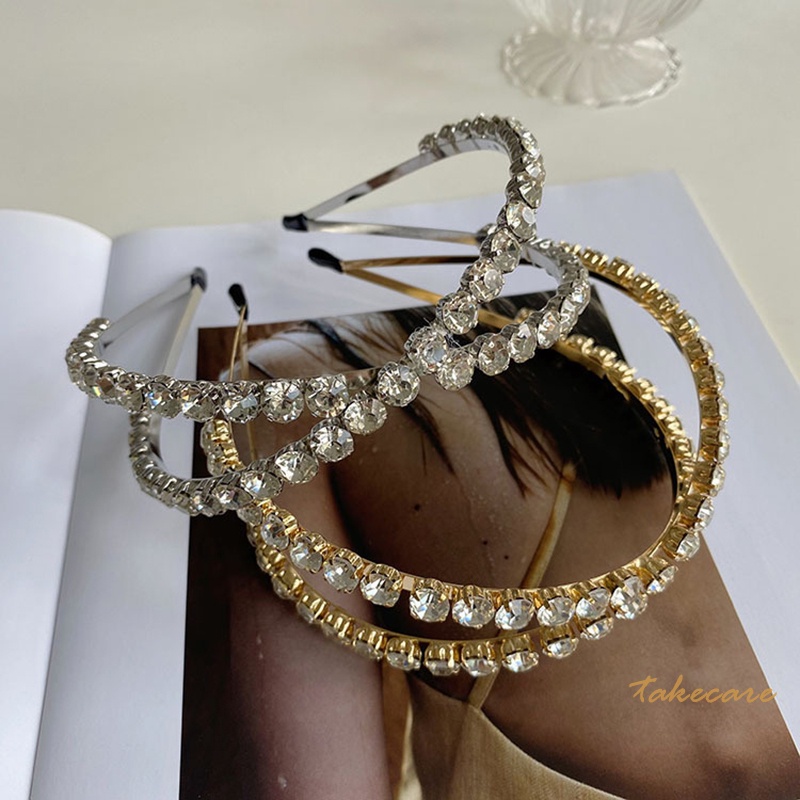 Cài tóc đính đá lấp lánh thời trang cho nữ 15cm