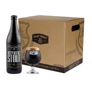 Bia East West Independence Stout 12% - Bia thủ công - 500ml/chai - thùng 12 chai