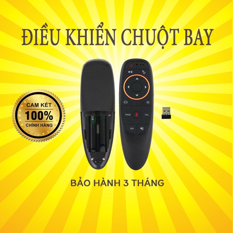 Điều khiển chuột bay và tìm kiếm giọng nói cho máy chiếu, smart tivi, tv box