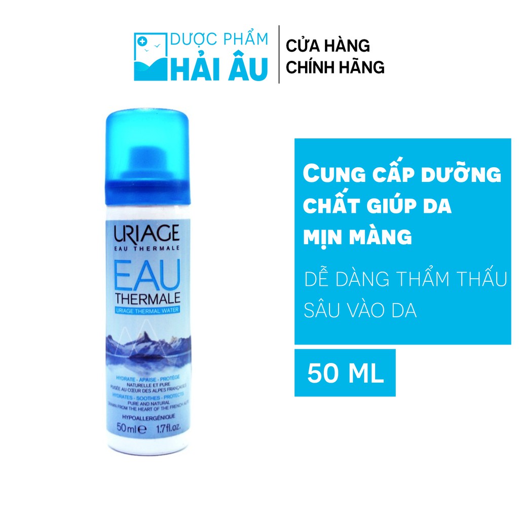 Xịt khoáng cấp ẩm, tái tạo da Uriage Thermal Water nước khoáng giảm kích ứng