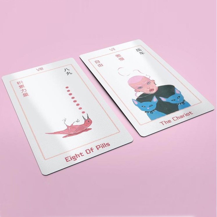 Bộ Bài Pink Pain Tarot   - Bài Gốc Authentic Chính Hãng 100%