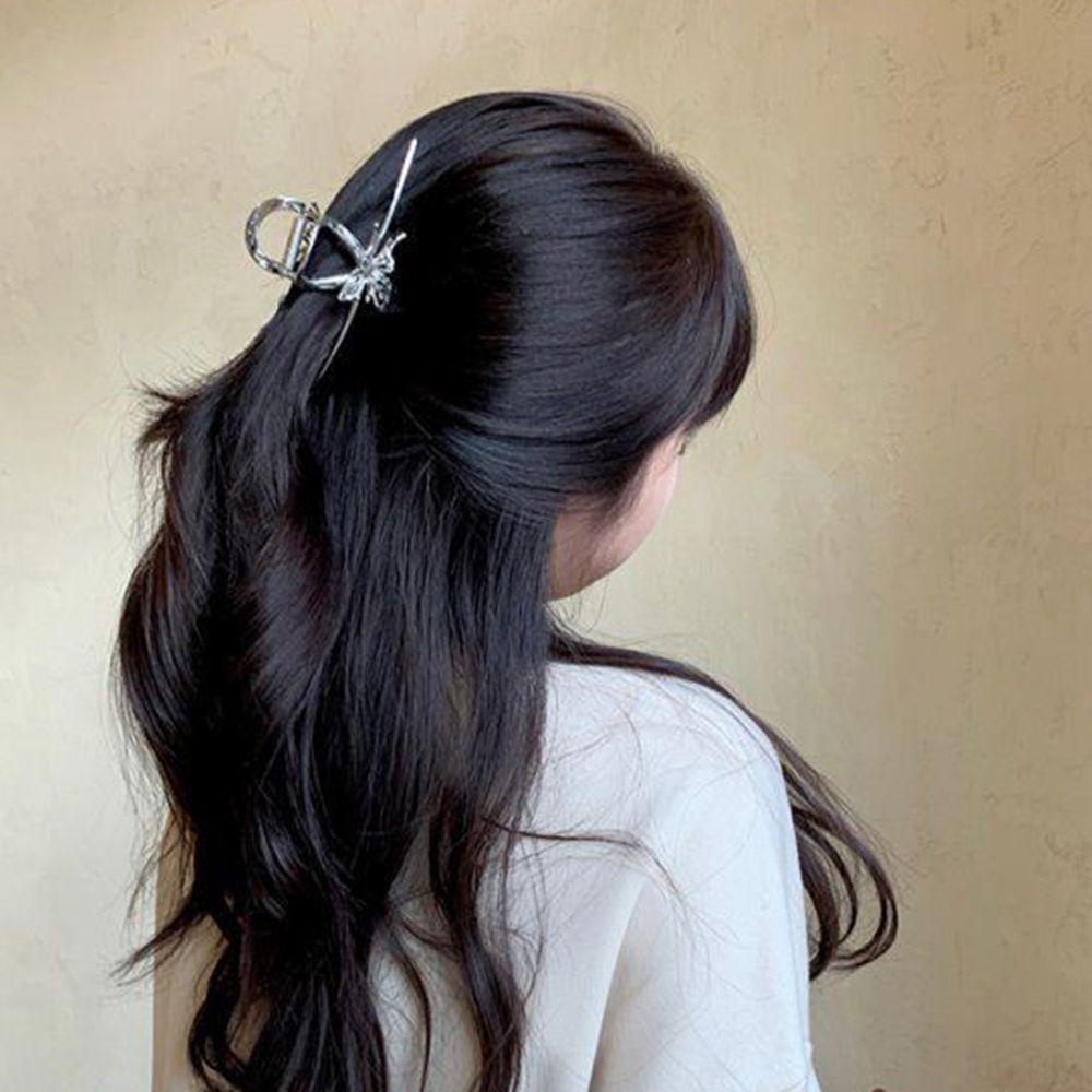 Kẹp Càng Cua Bằng Kim Loại Thanh Lịch Cho Nữ