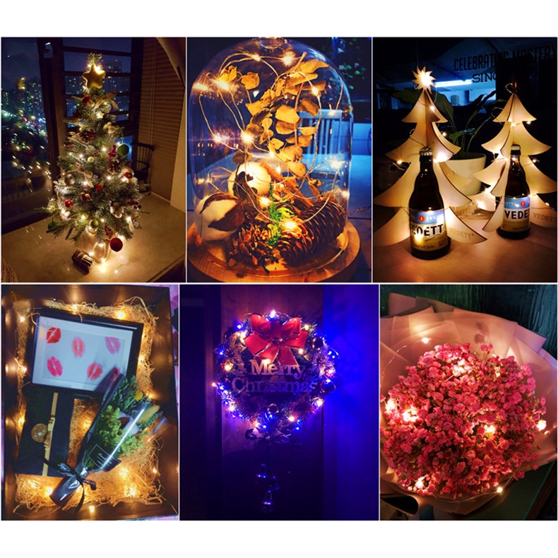Dây đèn LED trang trí Giáng Sinh 1M/2M/3M/5M