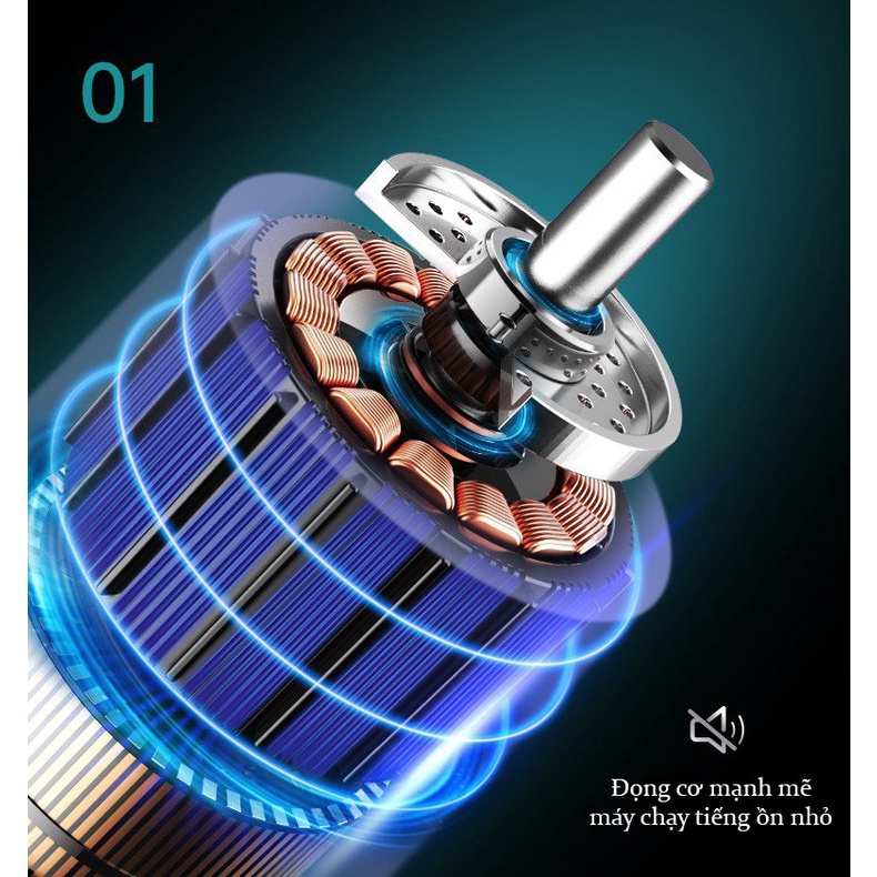 Máy massa cầm tay giãn cơ booster KONKA F5 8 đầu 99 cấp độ trị đau nhức toàn thân hiệu quả, điều trị giảm đau nhức cơ