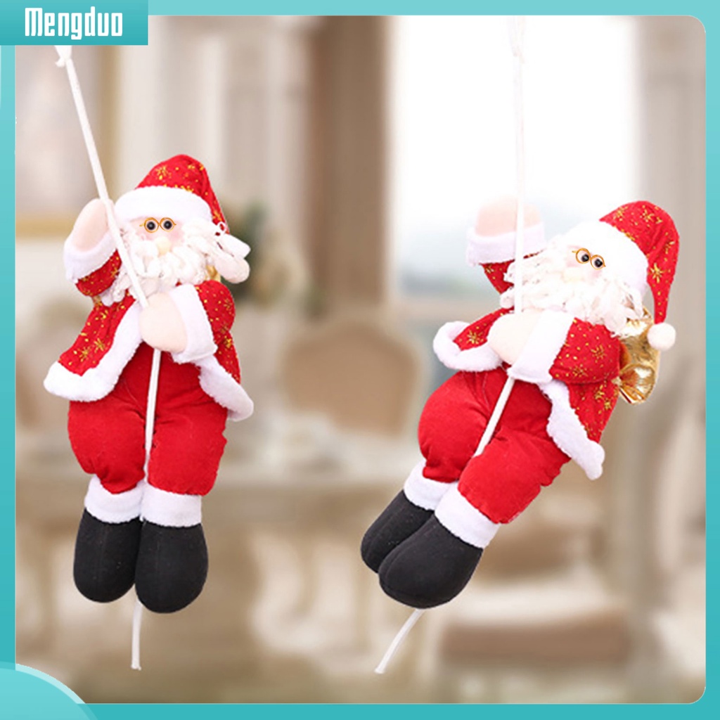 Mengduo| Ông Già Noel Leo Dây Treo Trang Trí Cây Thông Noel