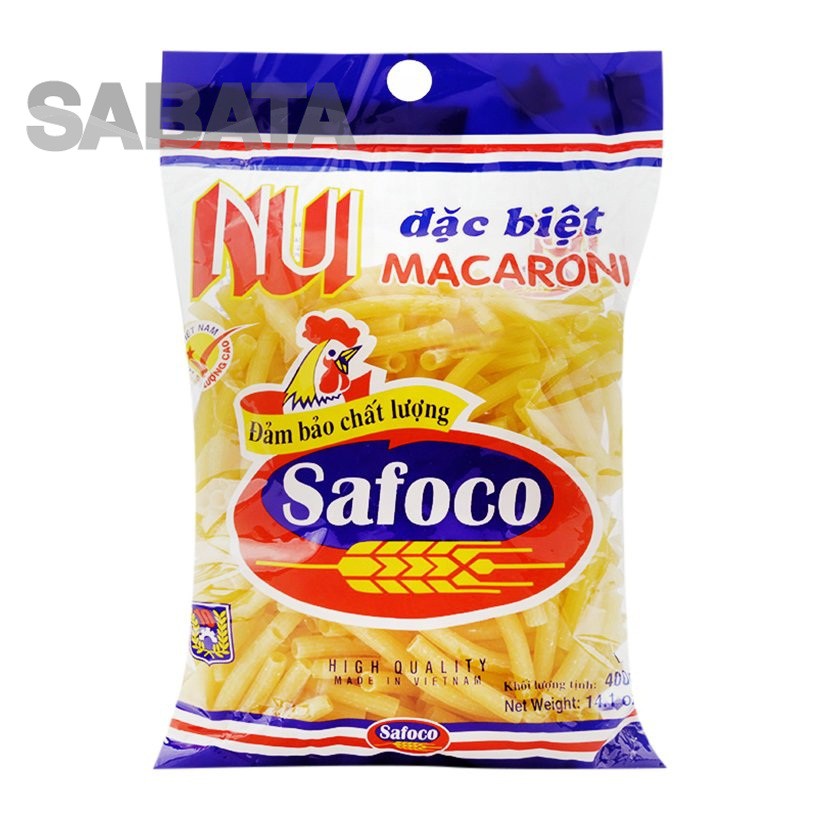 Nui MACARONI Safoco 200g-400g NUI ỐNG