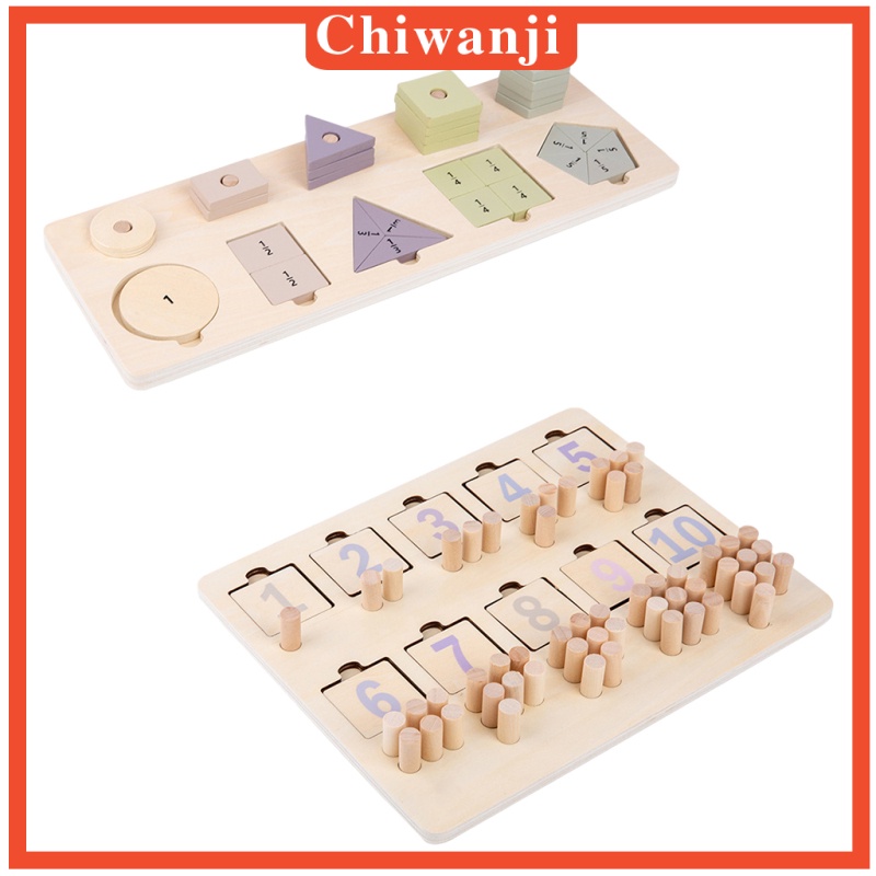 Bộ Đồ Chơi Tập Đếm Số Bằng Gỗ Cho Bé