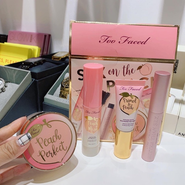 Tách set Too Faced sex on the peach