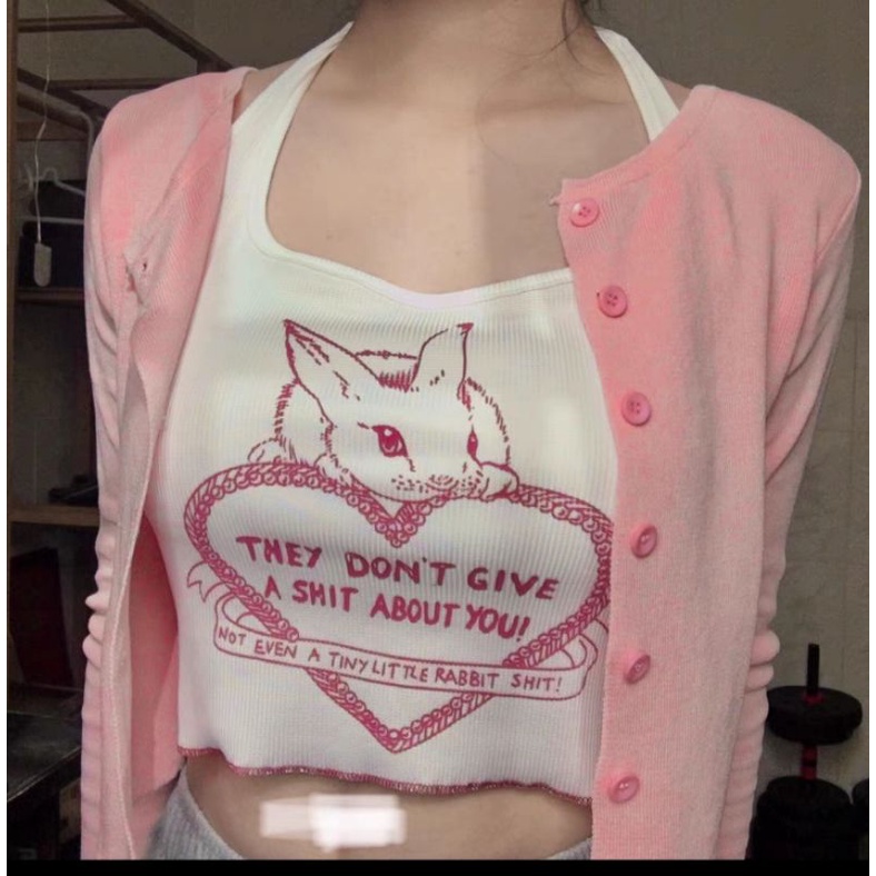 Set áo khoác và áo thun thỏ phô mai