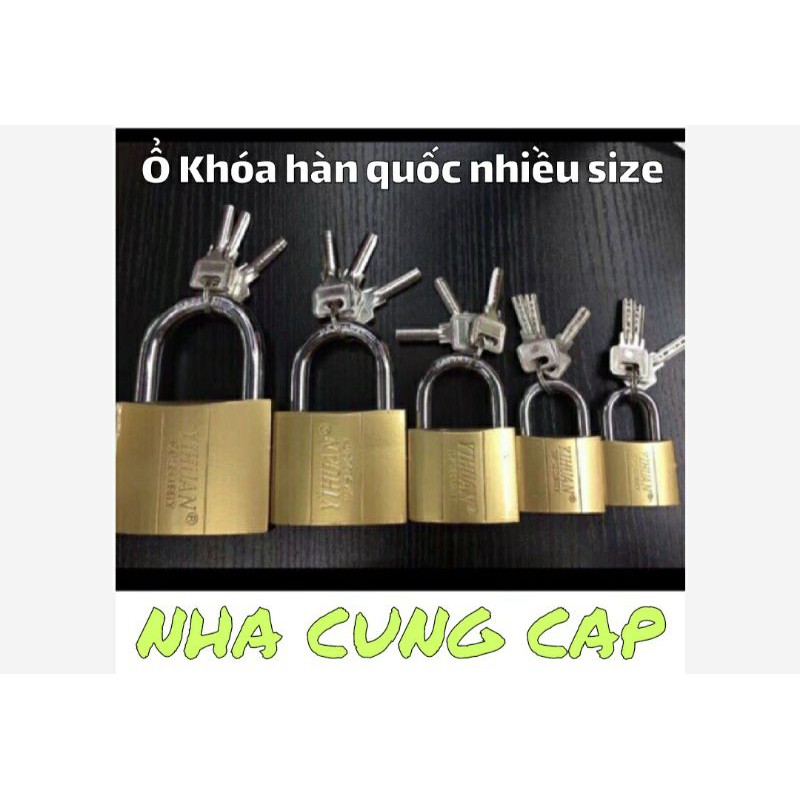 Ổ KHÓA HÀN QUỐC NHIỀU SIZE LOẠI TỐT