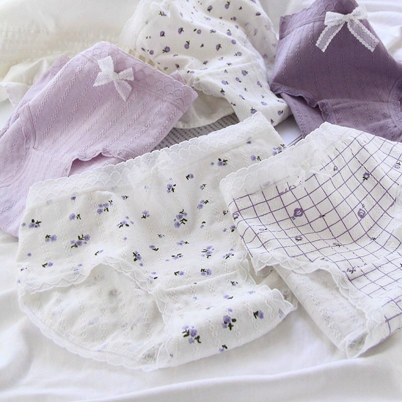quần lót cotton 4 chiều họa tiết xinh xắn đủ màu