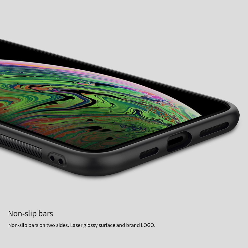 Ốp điện thoại NILLKIN bằng sợi carbon tổng hợp với mặt lưng bằng PC cho iPhone 11 Pro Max XS Max XR