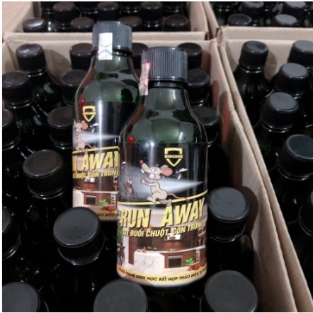 Xịt đuổi chuột Run Away thảo mộc tự nhiên ❗FREESHIP❗ Bình xịt đuổi chuột côn trùng trong ô tô nhà Không mùi an toàn sasa