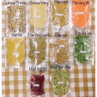 Hạt hữu cơ cho bé ăn dặm