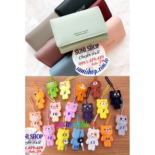 🌷 Combo Ví Forever Young và móc khóa silicon