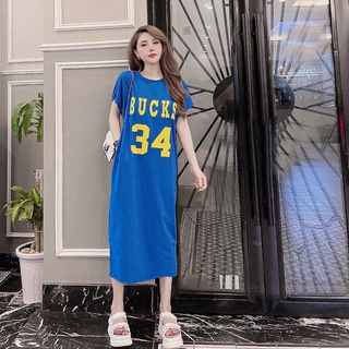 Váy suông dáng dài , đầm suông bầu chất cotton Helen Clothing Buck